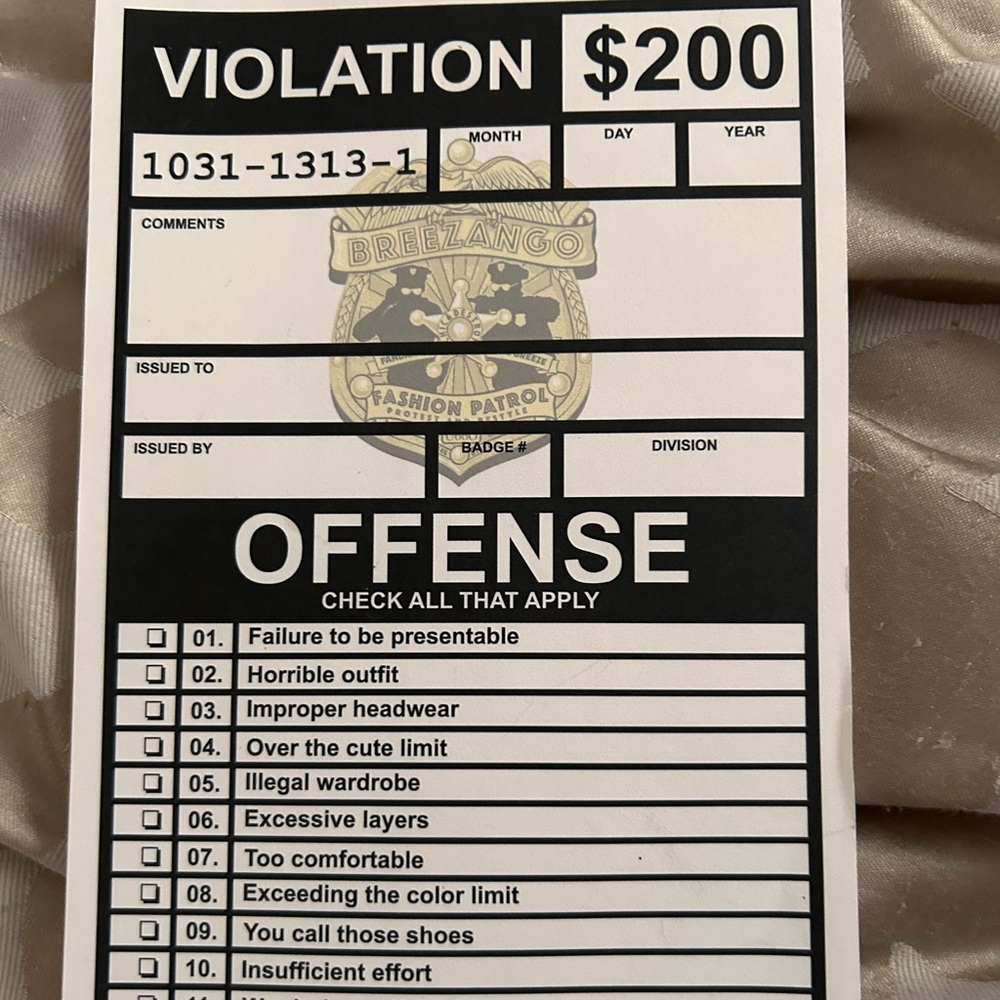 Wwe Breezango Tyler Breeze Fandango TicketBook